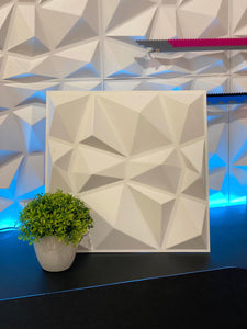 3D CRYSTAL WALL PANEL (Size30*30CM) - WHITE - CRY1021