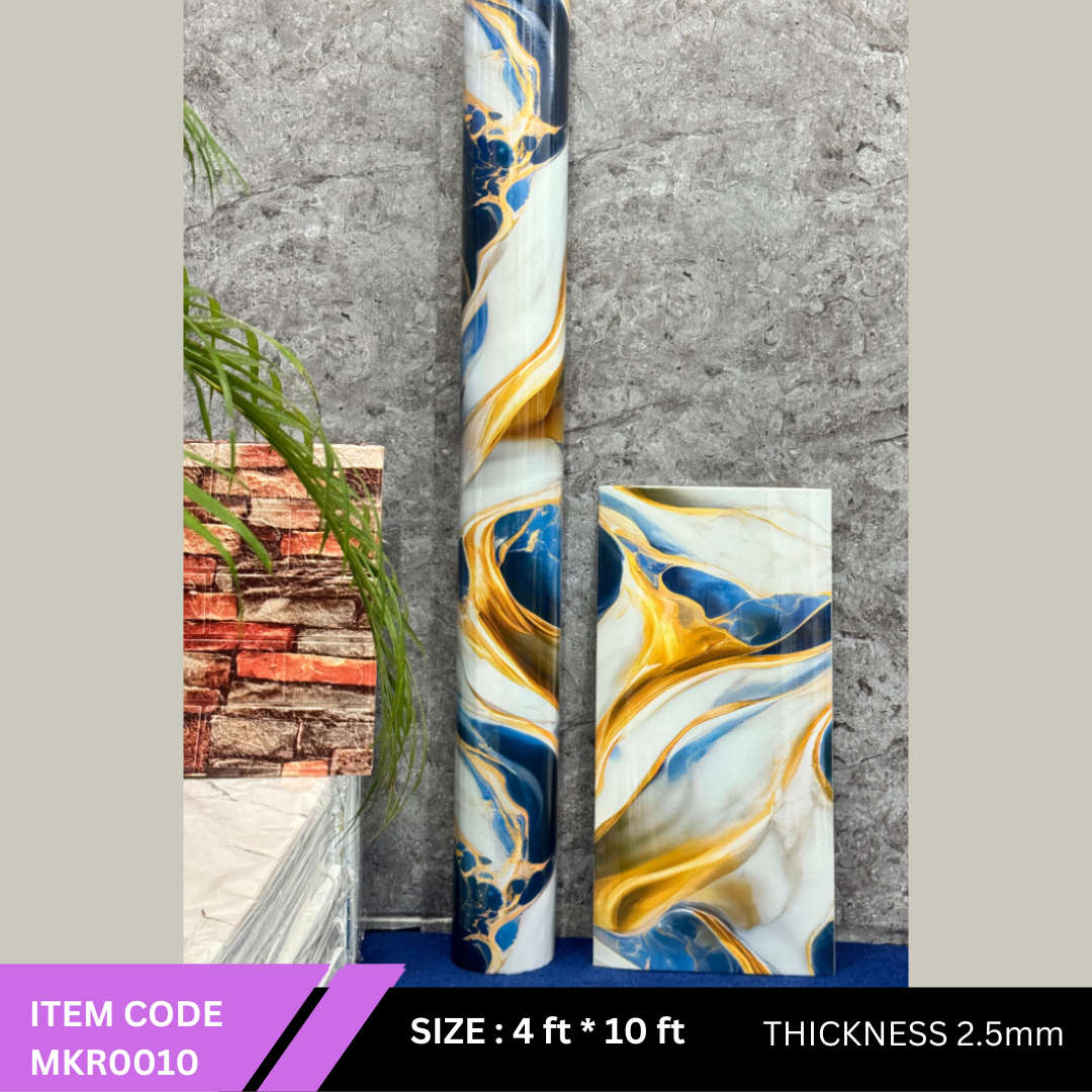 3D MARBLE STICKER ROLL - ITEMCODE MKR0010 - (SIZE 4ft * 10 ft)