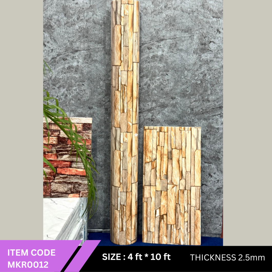 3D MARBLE STICKER ROLL - ITEMCODE MKR012 - (SIZE 4ft * 10 ft)