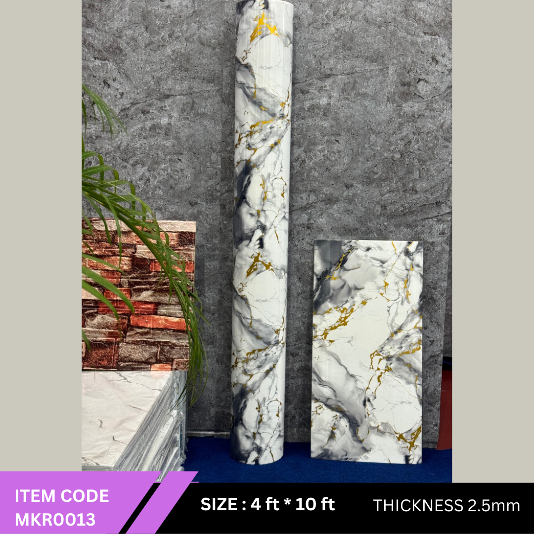 3D MARBLE STICKER ROLL - ITEMCODE MKR0013 - (SIZE 4ft * 10 ft)