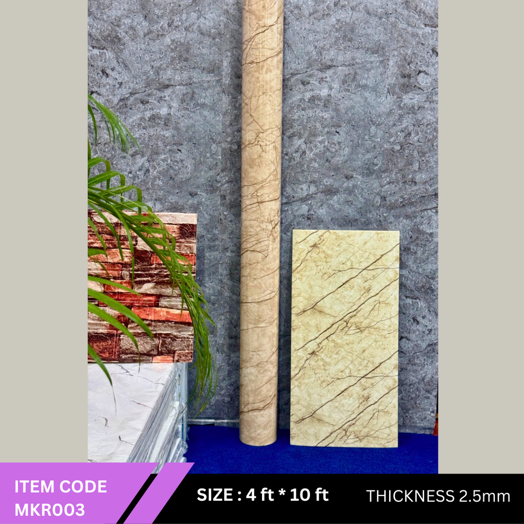 3D MARBLE STICKER ROLL - ITEMCODE MKR003 - (SIZE 4ft * 10 ft)