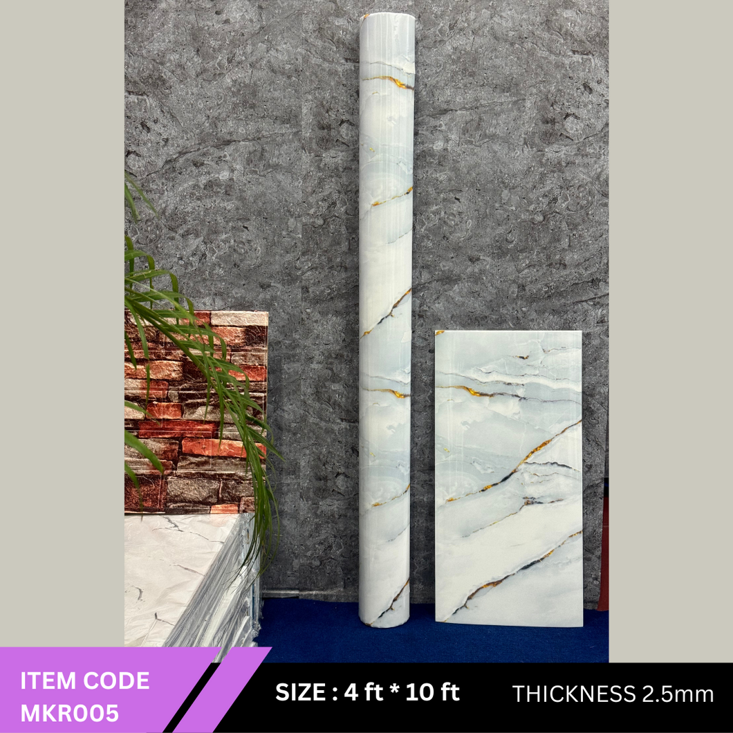 3D MARBLE STICKER ROLL - ITEMCODE MKR005 - (SIZE 4ft * 10 ft)