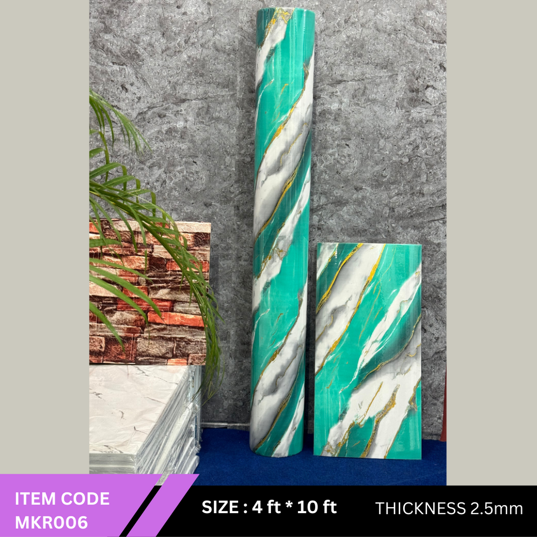 3D MARBLE STICKER ROLL - ITEMCODE MKR006 - (SIZE 4ft * 10 ft)
