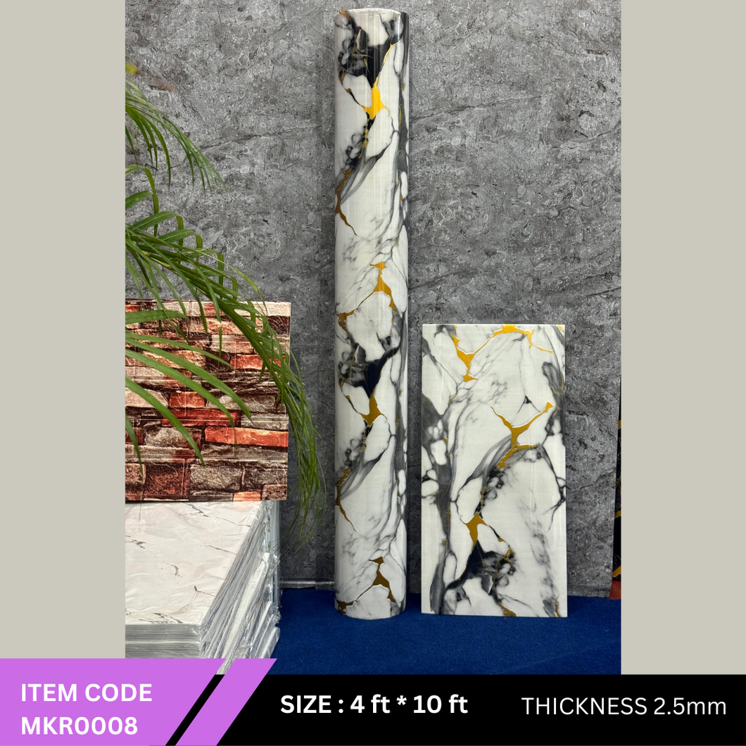3D MARBLE STICKER ROLL - ITEMCODE MKR008 - (SIZE 4ft * 10 ft)
