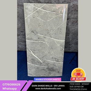3D MARBLE STICKER SHEET - ITEMCODE MT8307 - (Size 60cm * 30cm)