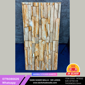 3D MARBLE STICKER SHEET - ITEMCODE MT8312 - (Size 60cm * 30cm)