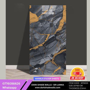3D MARBLE STICKER SHEET - ITEMCODE MT8315 - (Size 60cm * 30cm)
