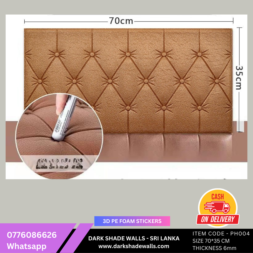 3D PE FOAM WALL STICKER ITEM CODE - PH004 (Size 70*35cm)