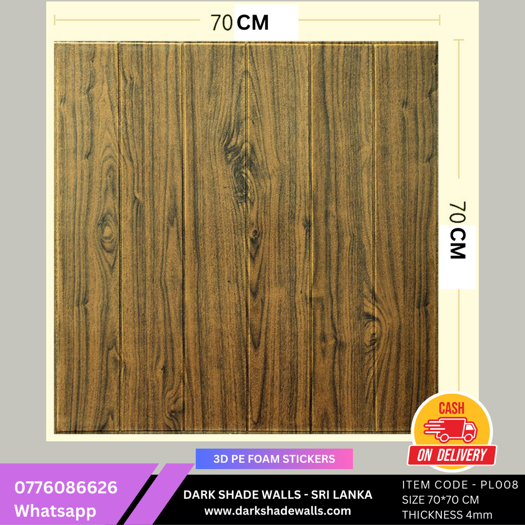 3D PE FOAM WALL STICKER ITEM CODE - PL008 (Size 70*70cm)