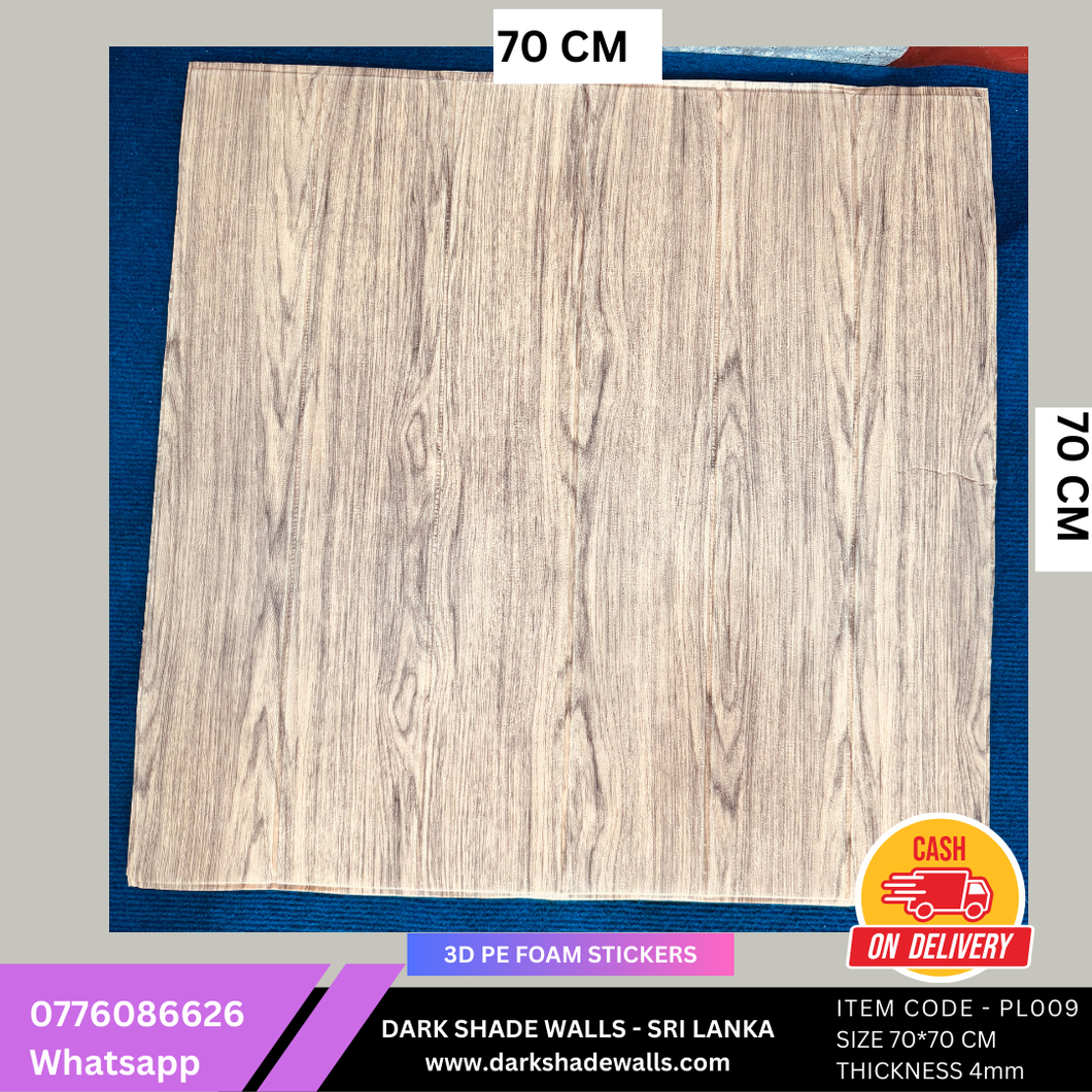 3D PE FOAM WALL STICKER ITEM CODE - PL009 (Size 70*70cm)